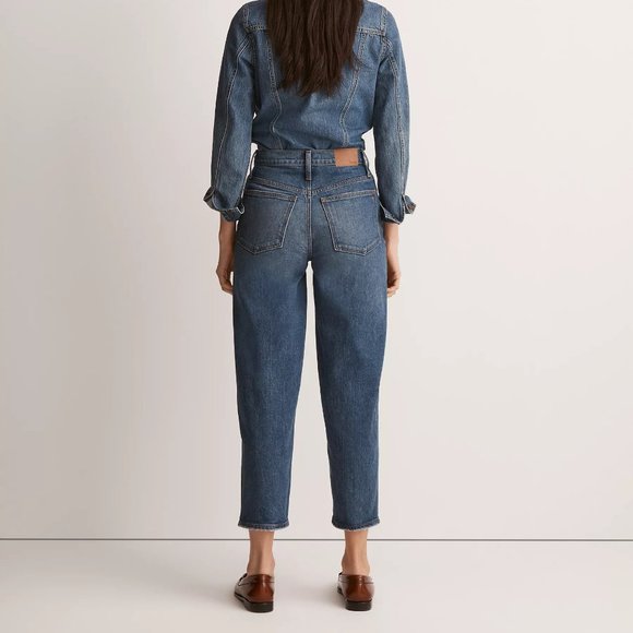 [NWT] Madewell High-Rise Barrel Tapered Jeans